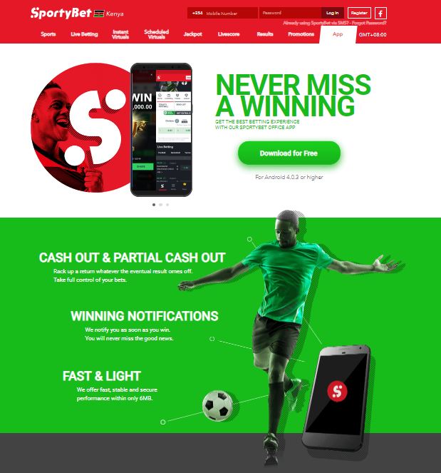 Sportybet Mobile App