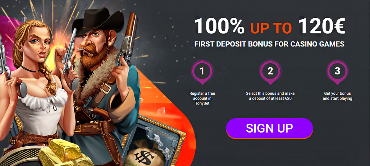 TonyBet casino Welcome Bonus